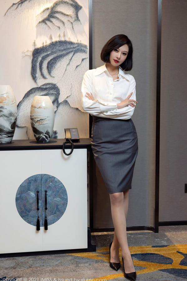    IMiss爱蜜社-623-艺轩-浴室私房摄影-白色蕾丝内衣诱惑-清纯御姐风格写真-2021.08.13第13张图片