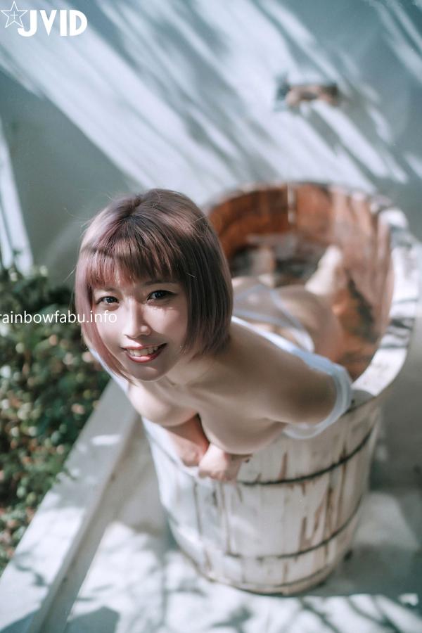   JVID-果寶寶-未曾谋面的网恋小女友：短发私房写真，网眼诱惑、大尺度自然光影，极品纯欲诱惑第80张图片