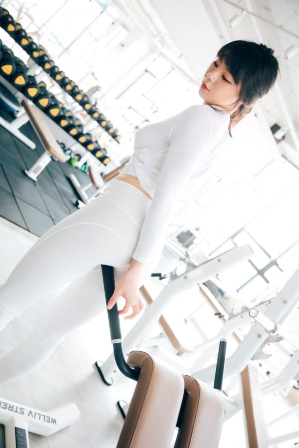    韩国美女-Kissme-健身房私房照-脱衣健身-极致诱惑-无圣光-Loozy-性感运动女神第74张图片