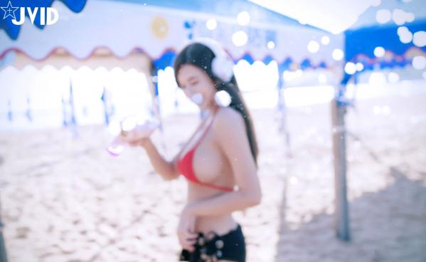    JVID-木木森-夏日比基尼性感海滩写真-极品白嫩女神-无圣光大尺度唯美套图第27张图片