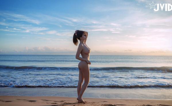    JVID-木木森-夏日比基尼性感海滩写真-极品白嫩女神-无圣光大尺度唯美套图第66张图片