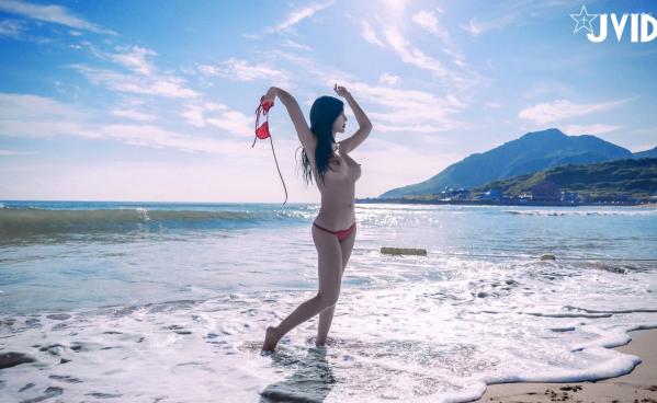    JVID-木木森-夏日比基尼性感海滩写真-极品白嫩女神-无圣光大尺度唯美套图第71张图片