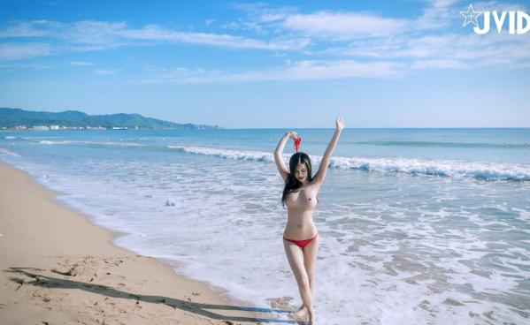    JVID-木木森-夏日比基尼性感海滩写真-极品白嫩女神-无圣光大尺度唯美套图第73张图片