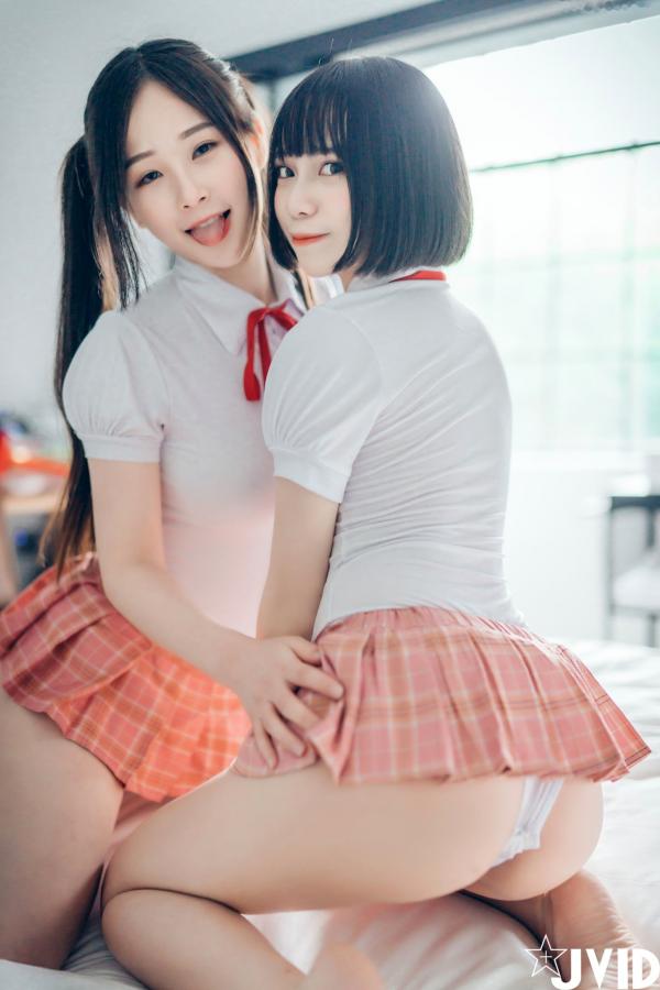   JVID-婕咪-齐齐-湿润百合-谁先高潮谁就输了第1张图片