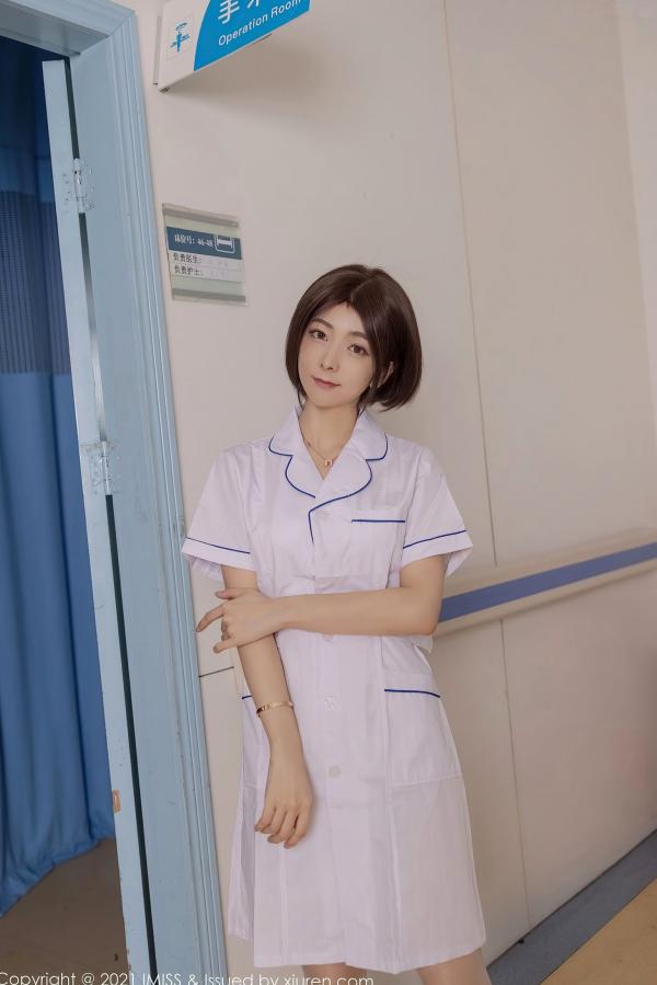    IMiss爱蜜社-580-小热巴-护士制服白色内衣-2021.04.22 - 无圣光大尺度第2张图片