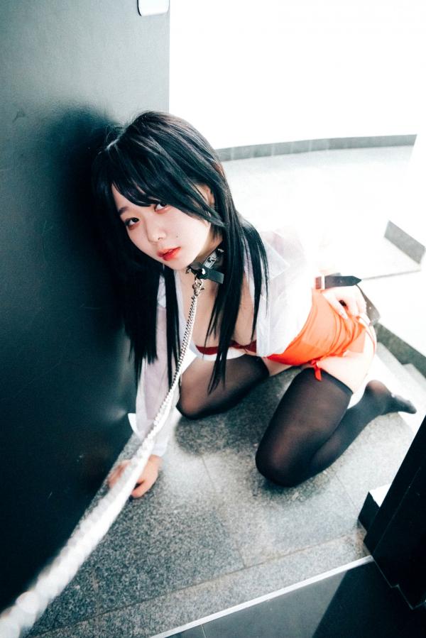    韩国美女-琪雅-Zia-办公室制服诱惑系列，职场禁锢风，黑丝长腿，大尺度唯美展现第4张图片
