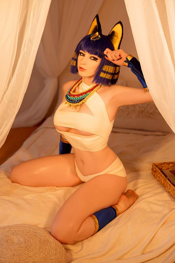    Lady-Melamori埃及艳后猫Ankha角色扮演，极致诱惑性感私房大尺度写真分享第5张图片