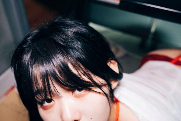    韩国美女琪雅Zia绳缚卷：红色蕾丝内衣搭配黑丝私房写真，极致火辣身材诱惑大尺度艺术摄影第12张图片