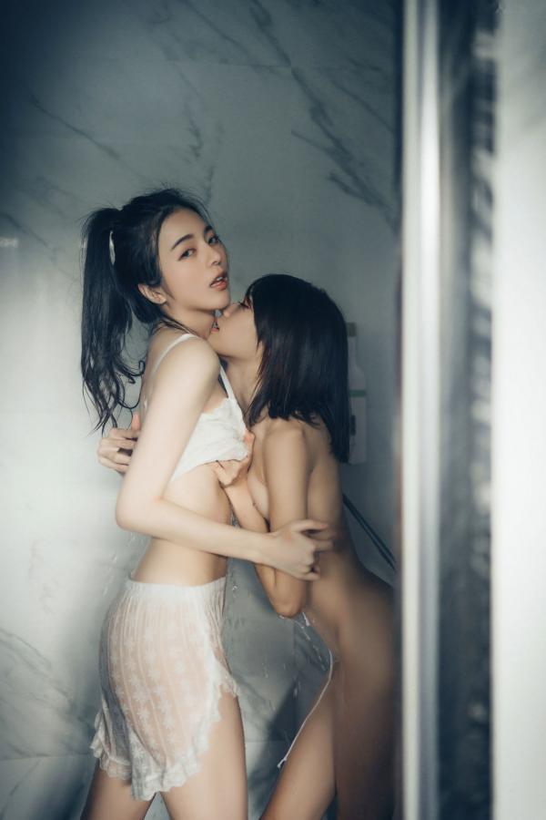    JVID-妍妍与辰辰-好色萝莉与巨乳御姐百合私房写真，唯美大尺度极致诱惑（2021.08.06）第101张图片