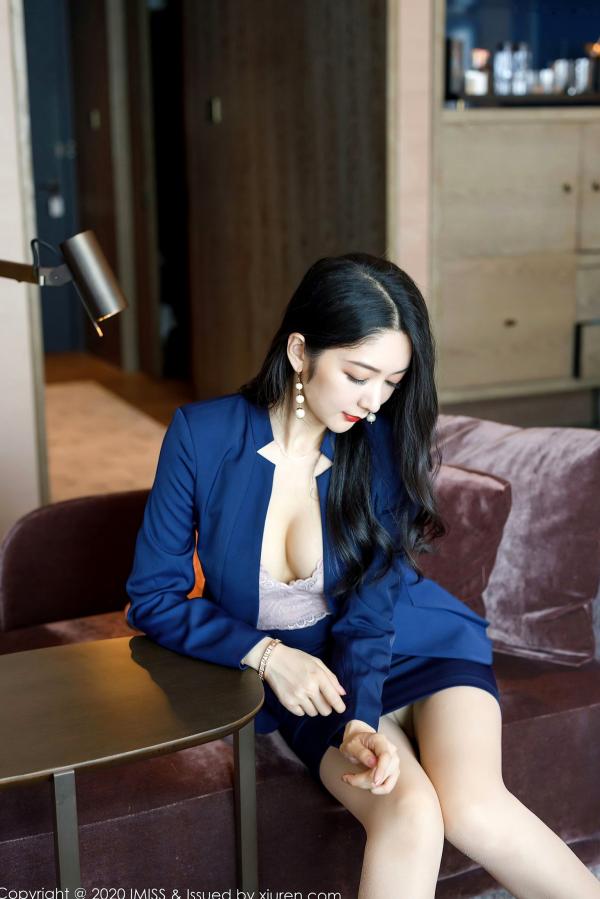    IMiss爱蜜社-471-小热巴-经典职业秘书装与私房性感内衣-办公室OL制服诱惑-无圣光大尺度第54张图片