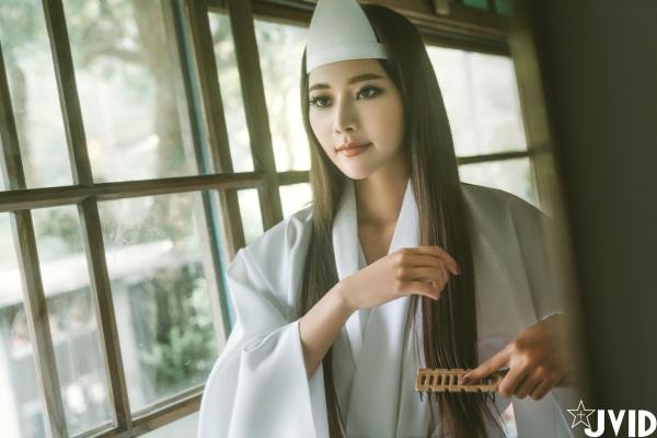    JVID-乐乐-痴女幽灵鬼姬杯，绝美和风诡异服饰，冷艳性感私房写真大尺度呈现第2张图片