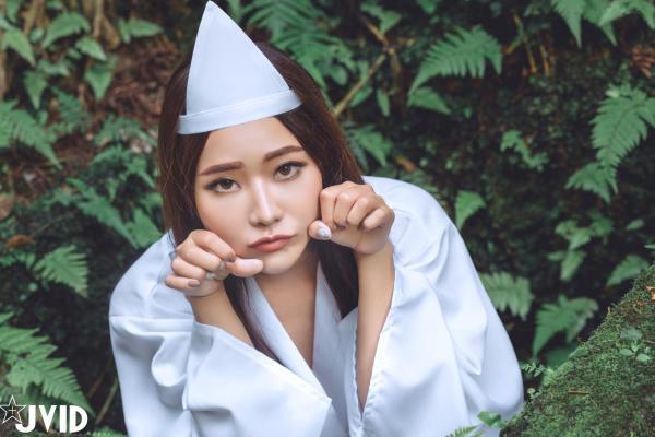    JVID-乐乐-痴女幽灵鬼姬杯，绝美和风诡异服饰，冷艳性感私房写真大尺度呈现第25张图片