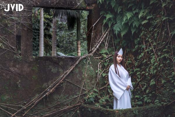    JVID-乐乐-痴女幽灵鬼姬杯，绝美和风诡异服饰，冷艳性感私房写真大尺度呈现第28张图片