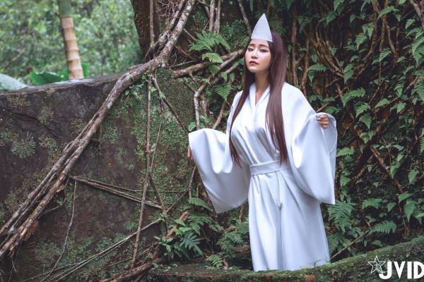    JVID-乐乐-痴女幽灵鬼姬杯，绝美和风诡异服饰，冷艳性感私房写真大尺度呈现第29张图片