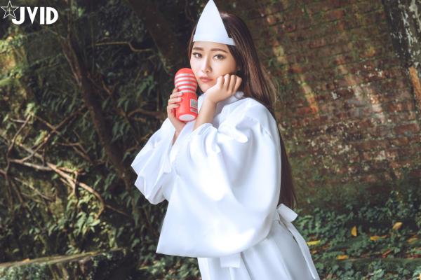    JVID-乐乐-痴女幽灵鬼姬杯，绝美和风诡异服饰，冷艳性感私房写真大尺度呈现第40张图片