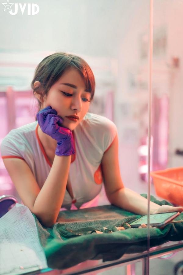    JVID-乐乐-槟榔西施：霓虹灯下的极致制服诱惑，火辣私房大尺度写真第62张图片