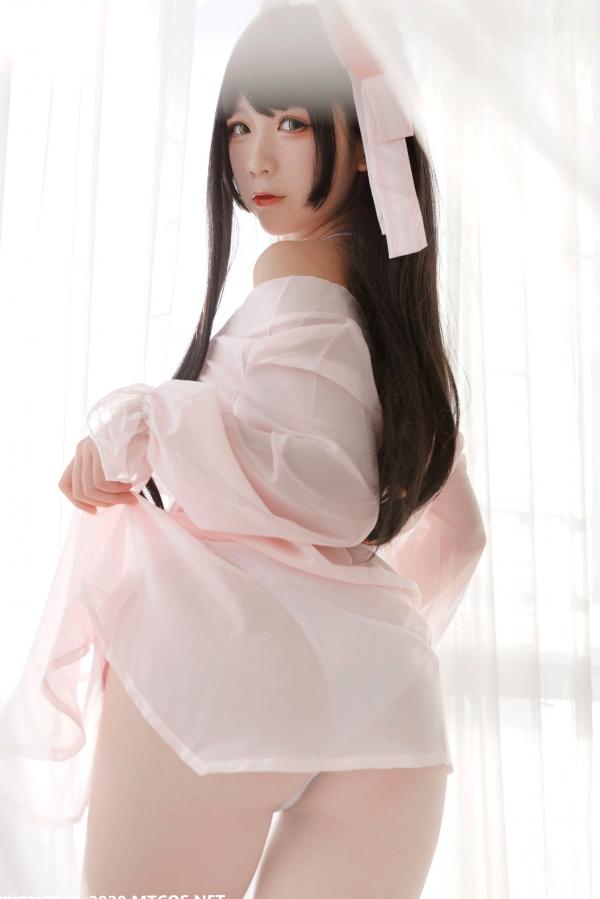    MTCos喵糖映画-YML.004-白衣Cos写真：甜美兔女郎角色扮演，性感童颜私房照，白嫩治愈系女神诱惑第3张图片