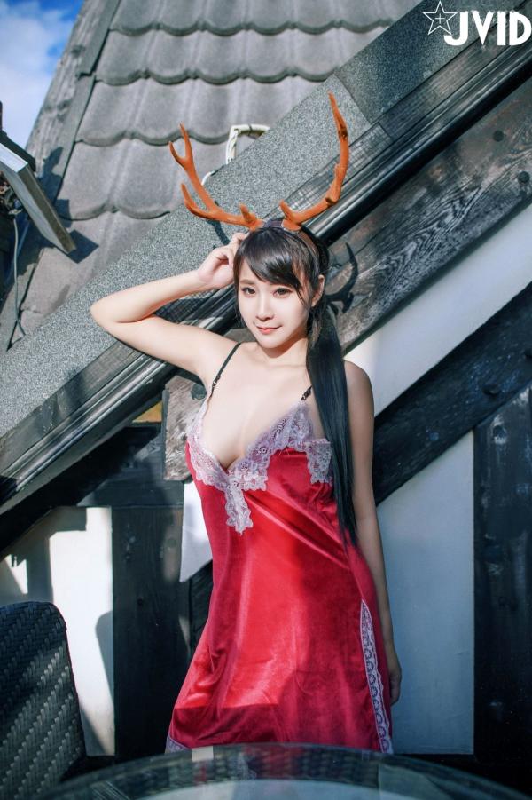    JVID-乐乐-完美曲线鹿角尤物，大尺度私房写真，性感针织与内衣角色扮演，白嫩肌肤极致诱惑第82张图片