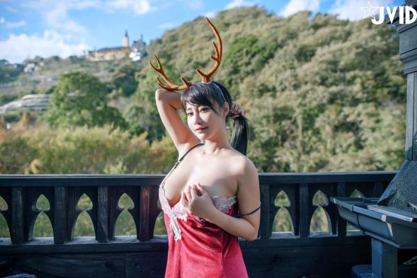    JVID-乐乐-完美曲线鹿角尤物，大尺度私房写真，性感针织与内衣角色扮演，白嫩肌肤极致诱惑第84张图片