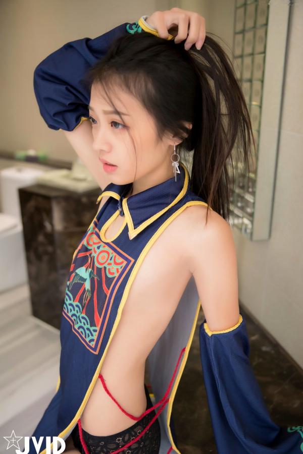    JVID-妍妍-可爱小僵尸：角色扮演与性感私房装，俏皮獠牙诠释别样东方风情第4张图片