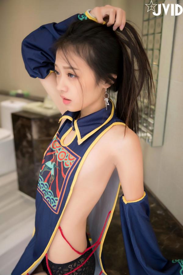    JVID-妍妍-可爱小僵尸：角色扮演与性感私房装，俏皮獠牙诠释别样东方风情第6张图片