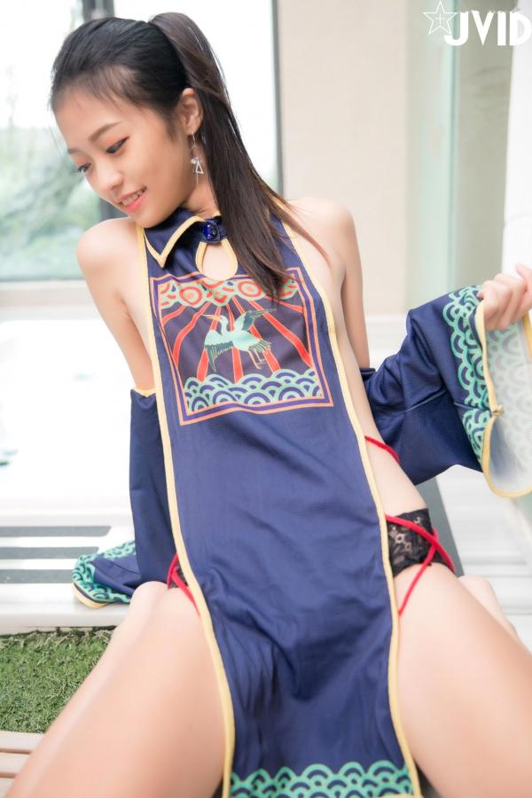    JVID-妍妍-可爱小僵尸：角色扮演与性感私房装，俏皮獠牙诠释别样东方风情第40张图片