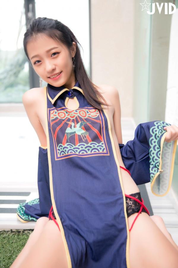   JVID-妍妍-可爱小僵尸：角色扮演与性感私房装，俏皮獠牙诠释别样东方风情第43张图片