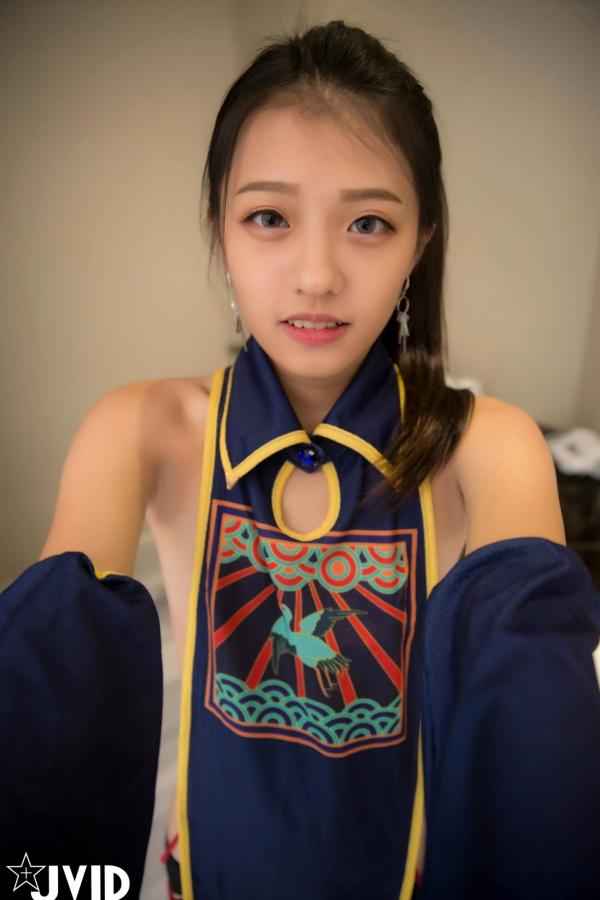    JVID-妍妍-可爱小僵尸：角色扮演与性感私房装，俏皮獠牙诠释别样东方风情第49张图片