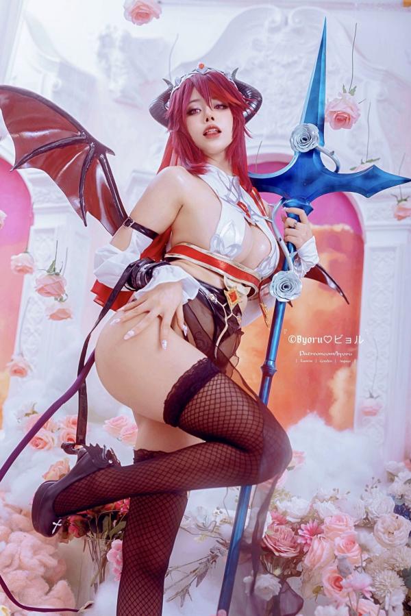    Byoru-Byrosa：火辣魅魔角色扮演，性感奇幻风内衣cos，极致诱惑与野性美感第1张图片