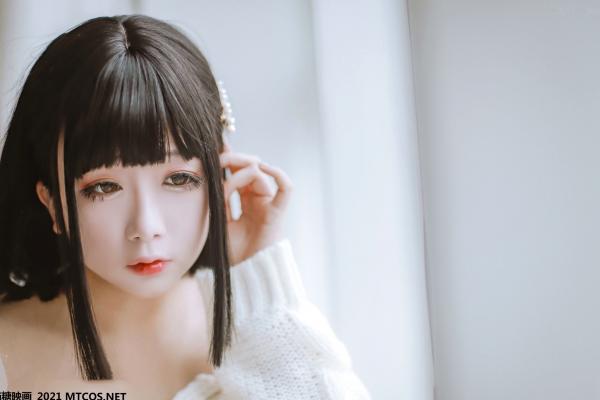    MTCos喵糖映画-Vol.457-《妹妹的白色毛衣》清纯居家唯美软妹少女私房写真第4张图片