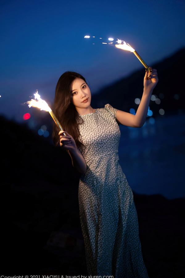    XiaoYu语画界-643-杨晨晨Sugar-广西心愿旅拍孔雀绿内衣蕾丝吊带袜-2021.10.29 - 无圣光大尺度第68张图片