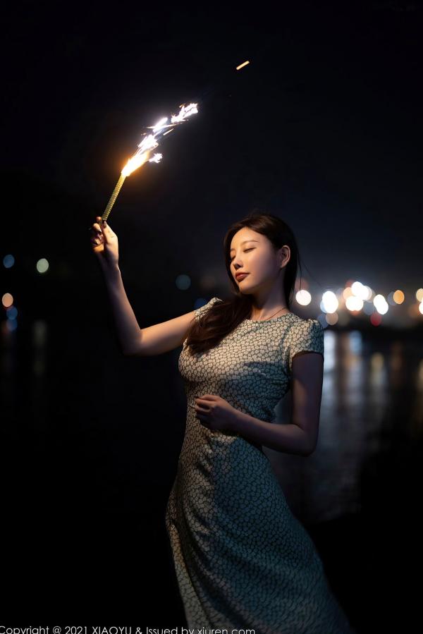    XiaoYu语画界-643-杨晨晨Sugar-广西心愿旅拍孔雀绿内衣蕾丝吊带袜-2021.10.29 - 无圣光大尺度第75张图片