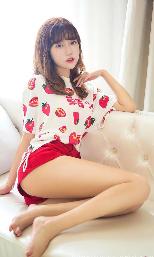    UGirlsApp尤果圈爱尤物-2495-草莓少女《甜心》- 清新少女感私房写真，甜美治愈系美腿诱惑第8张图片