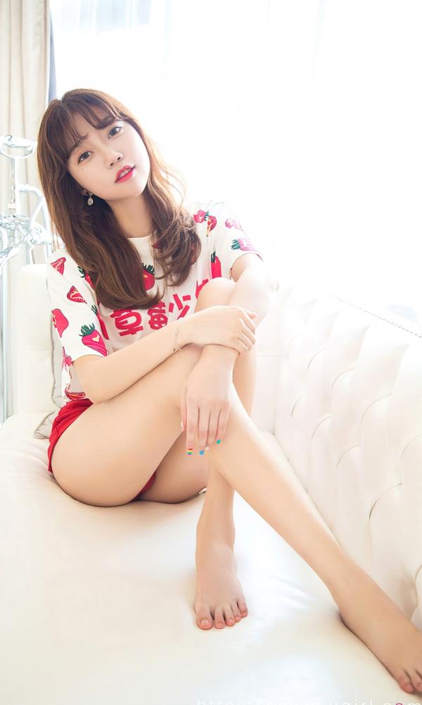    UGirlsApp尤果圈爱尤物-2495-草莓少女《甜心》- 清新少女感私房写真，甜美治愈系美腿诱惑第29张图片