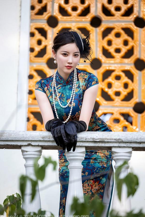    XiaoYu语画界-626-杨晨晨Sugar-复古韵味旗袍与性感内衣，广西旅拍，展现极致御姐优雅风情第20张图片