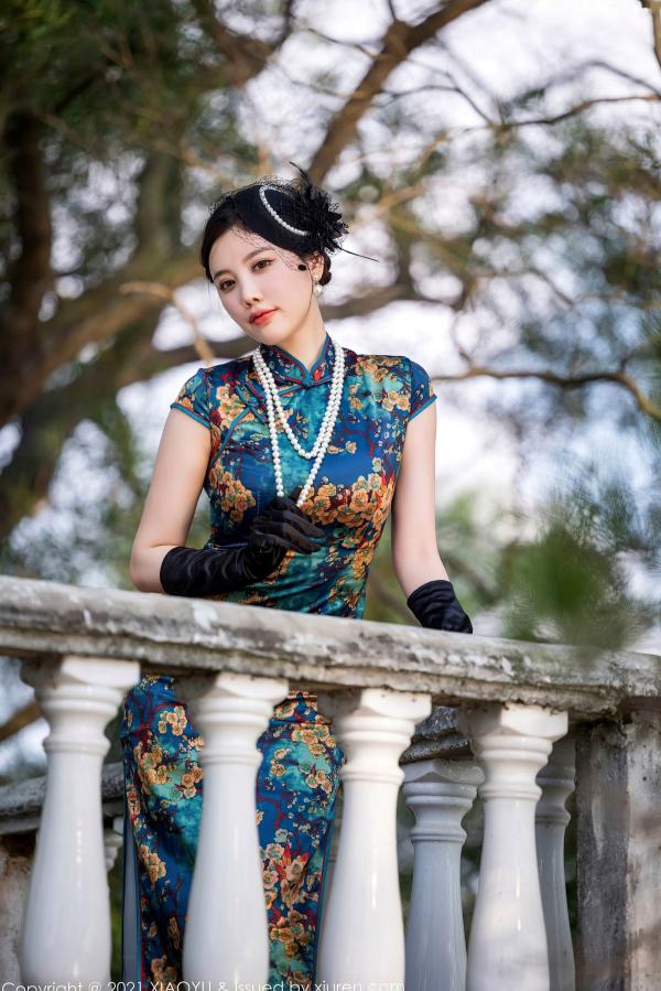    XiaoYu语画界-626-杨晨晨Sugar-复古韵味旗袍与性感内衣，广西旅拍，展现极致御姐优雅风情第24张图片
