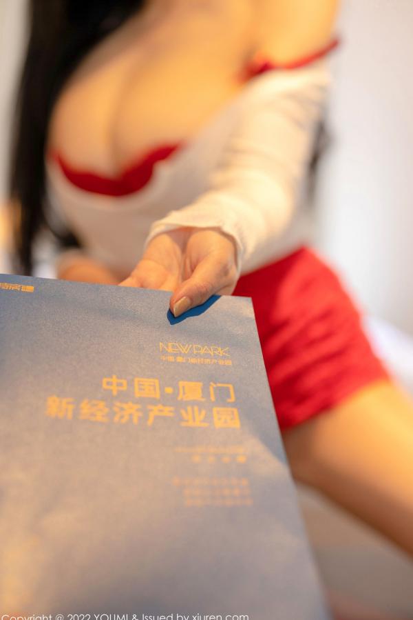    YouMi尤蜜荟-允尔-红色蕾丝内衣私房诱惑-性感大尺度写真第32张图片