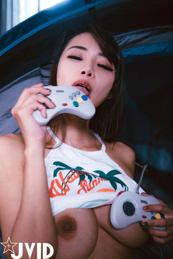    JVID-乐乐-私房帐篷游戏时光，性感艺术尺度展傲人曲线，沉浸式治愈系居家写就第20张图片
