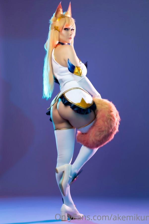    Akemi明美-SGA性感狐妖Cosplay，红色火辣战裙，极致诱惑私房，二次元视觉盛宴第4张图片