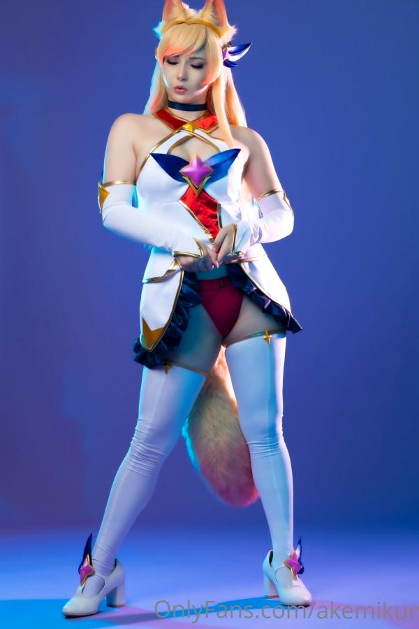    Akemi明美-SGA性感狐妖Cosplay，红色火辣战裙，极致诱惑私房，二次元视觉盛宴第6张图片