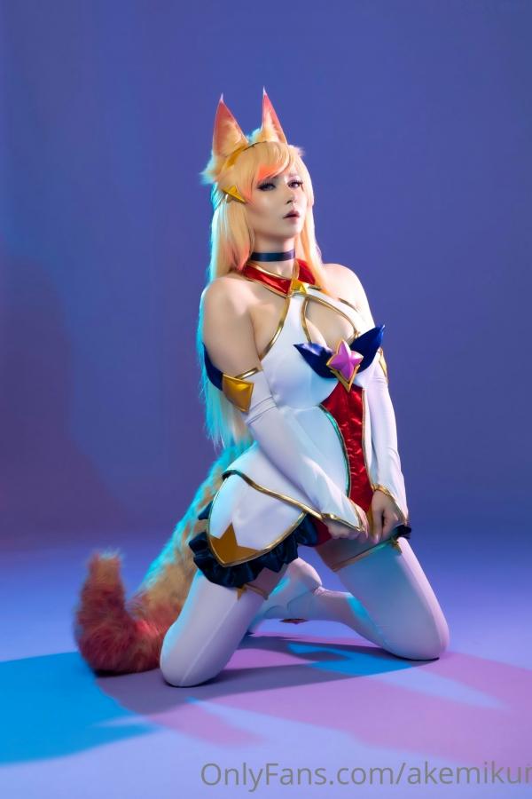    Akemi明美-SGA性感狐妖Cosplay，红色火辣战裙，极致诱惑私房，二次元视觉盛宴第8张图片