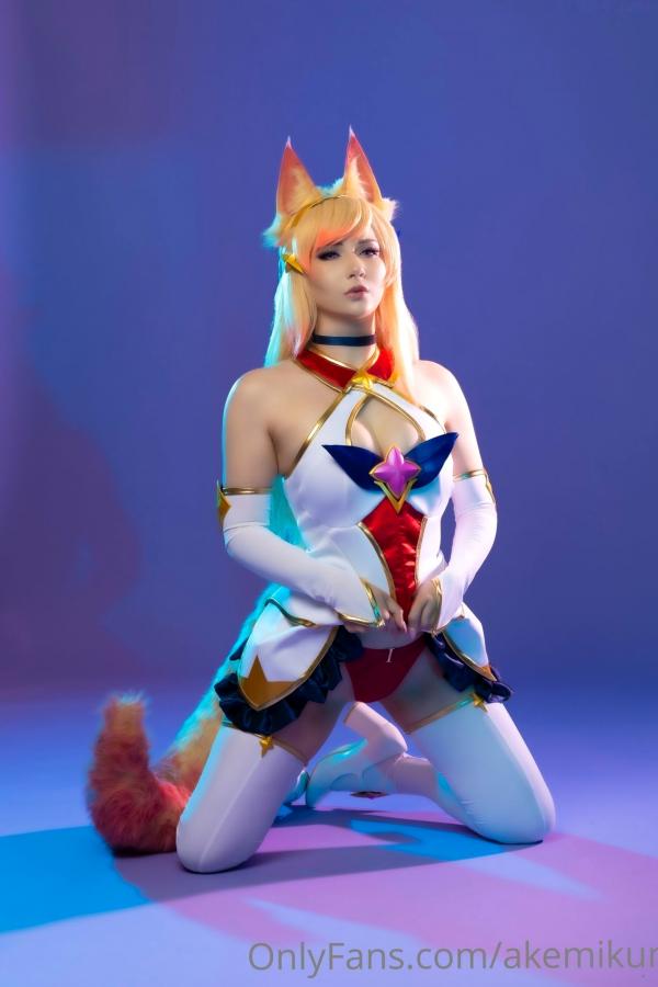    Akemi明美-SGA性感狐妖Cosplay，红色火辣战裙，极致诱惑私房，二次元视觉盛宴第9张图片