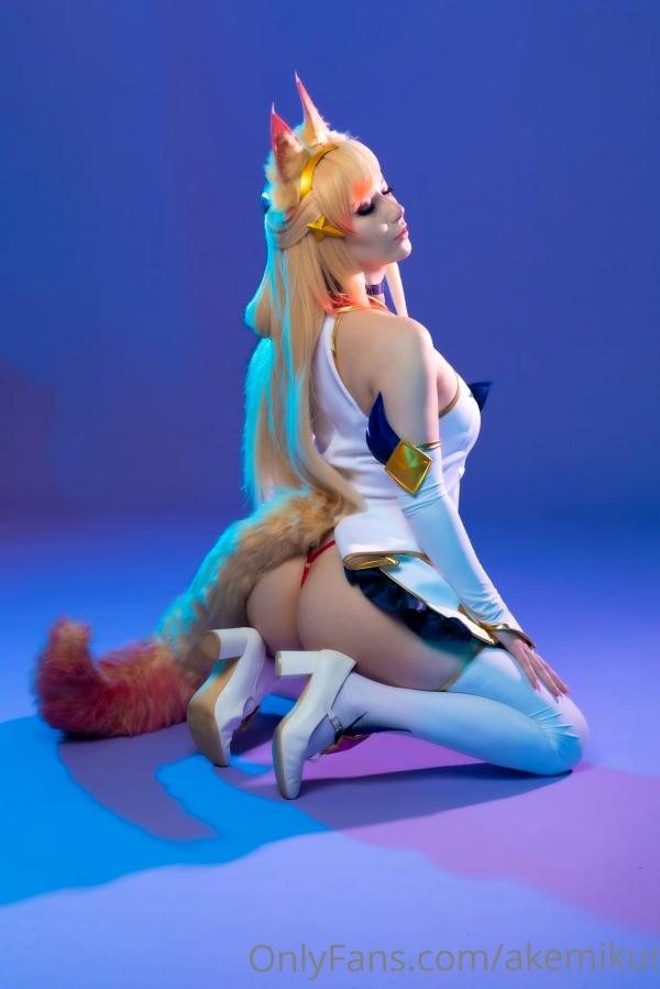    Akemi明美-SGA性感狐妖Cosplay，红色火辣战裙，极致诱惑私房，二次元视觉盛宴第13张图片