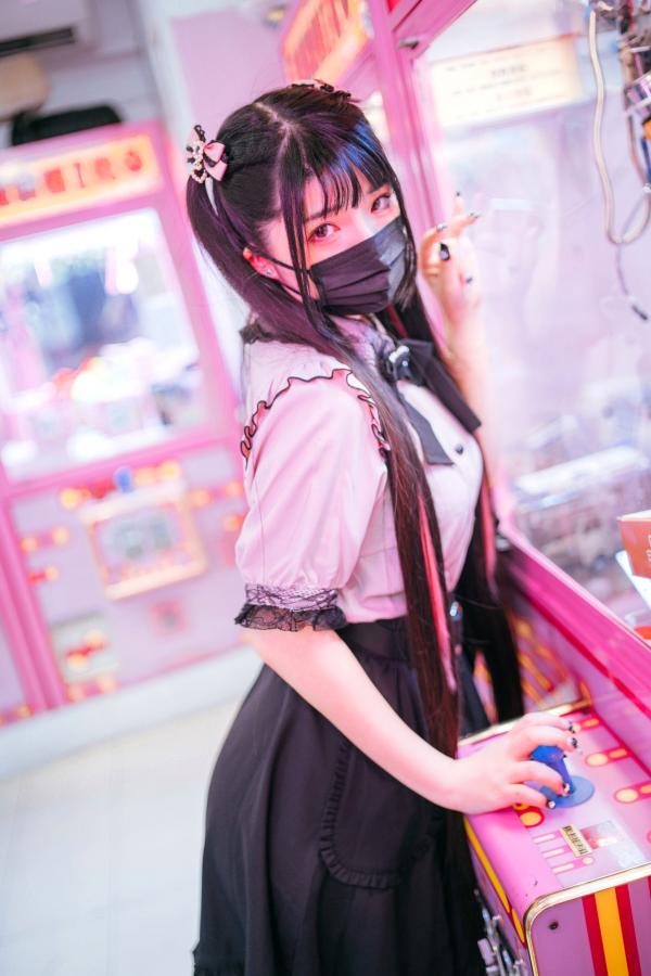    落落Raku-神待ち少女-私房写真-双马尾洛丽塔风格-清纯萝莉诱惑-Night-LiLy-2022年10月订阅第1张图片