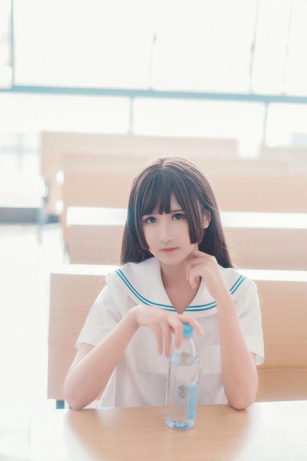    MTCos喵糖映画-Vol.430-《教室JK》清纯少女校园制服情怀，精美丝袜美腿写真集第6张图片