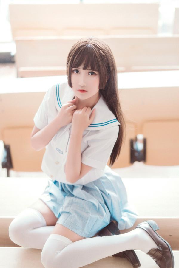    MTCos喵糖映画-Vol.430-《教室JK》清纯少女校园制服情怀，精美丝袜美腿写真集第22张图片