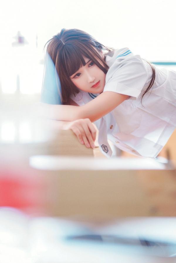    MTCos喵糖映画-Vol.430-《教室JK》清纯少女校园制服情怀，精美丝袜美腿写真集第26张图片