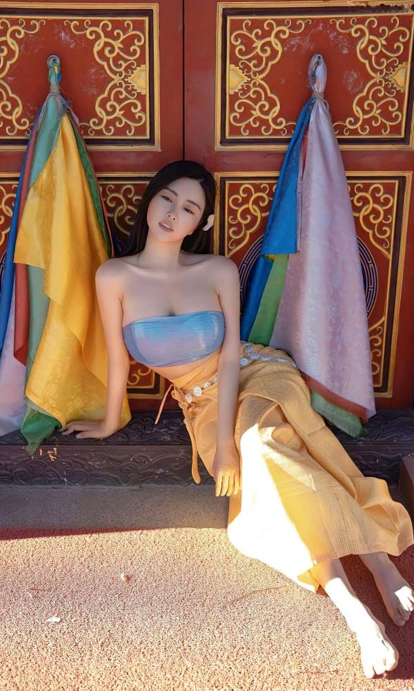    UGirls尤果圈娜露《心语心愿》：异域古建里的清新女神，泰式风情温婉动人写真第21张图片