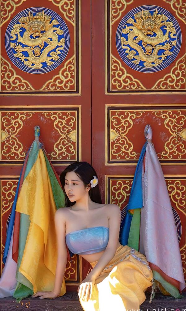    UGirls尤果圈娜露《心语心愿》：异域古建里的清新女神，泰式风情温婉动人写真第26张图片