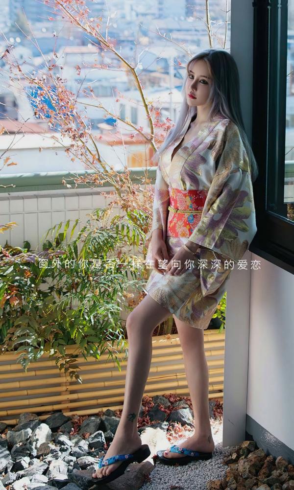   UGirlsApp尤果圈爱尤物-2440-青树-《枫最红时》精美日式和服私房写真，气质女神优雅诱惑第2张图片